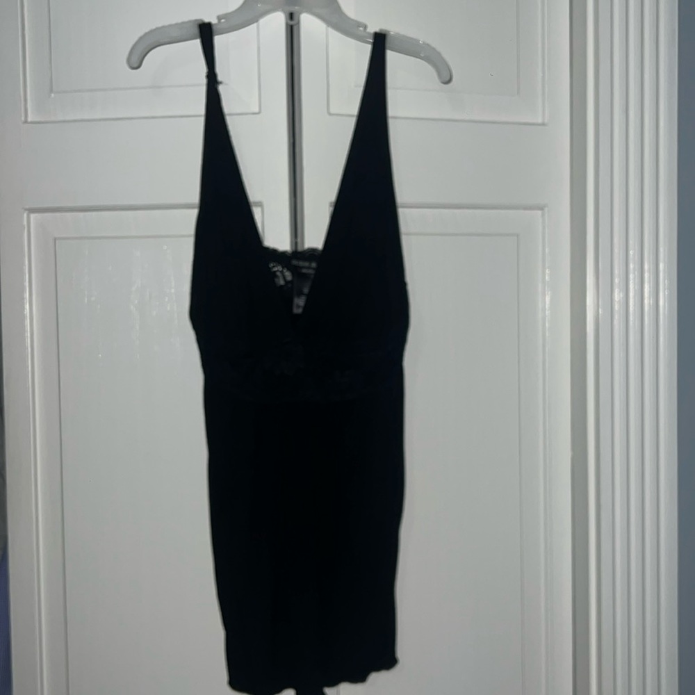 Black lace tank top